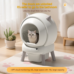 Caja de Arena Autolimpiable Inteligente con Control por APP, Eliminación de Olores, <span class=keywords><strong>Puerta</strong></span> de Seguridad, 10 kg, Ecológica, Fácil de Limpiar, Gran Capacidad - Product Image 2