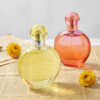 Flacon de parfum de luxe de 100 ml, design haut de gamme, rose clair, unique, personnalisable, fabriqué par Anding