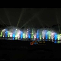 Recommander Fontaine à eau dansante programmable de bonne qualité avec lumières RVB DMX 512 dans la décoration intérieure extérieure