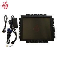 Monitor game inframerah 19 inci, Monitor game layar sentuh untuk game Amerika Pot O Gold 3M RS232 & USB ELO perangkat lunak Android