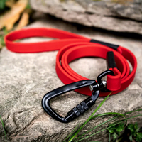 Laisse pour chien de luxe à dégagement rapide style grenouille, en sangle de polyester enduite de PVC, imperméable, respirante, tendance, durable et à sécurité anti-évasion