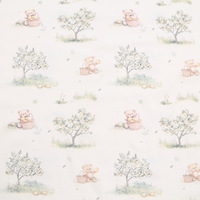 Tissu en coton pur doux, bonne respirabilité pour les vêtements de nuit et la vaisselle de table
