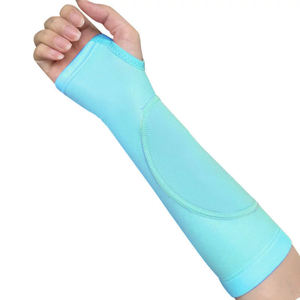 Protector de Codo Acolchado Personalizado para Voleibol, Manga Elástica Antideslizante para Brazo Deportivo con Soporte para Pulgar, Soporte de Codo - Product Image 2