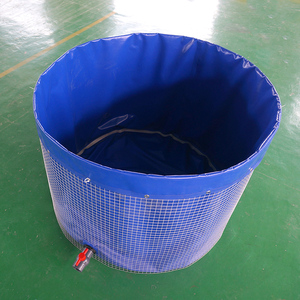 ถังเลี้ยงปลา<span class=keywords><strong>สระ</strong></span>ว่ายน้ำถังพลาสติกถังปลาพีวีซีผ้าใบกันน้ำบ่อ1000L - Product Image 3