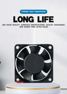 यूटरायन रेस्तरां इलेक्ट्रिक मिनी एक्सियल डीसी मूक दीवार-माउंटेड कूलिंग फैन 60x60x25 12v/24v ओएम डी वेंटिलेशन प्रशंसकों 1 वर्ष - Product Image 2