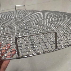 Dùng Một Lần Hàn Quốc Thép Không Gỉ Nướng Gà Nướng BBQ Nướng Pan Dây Net Lưới - Product Image 5