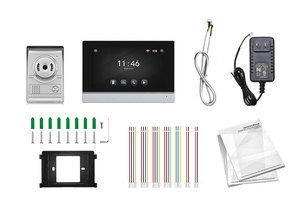 <span class=keywords><strong>Interphone</strong></span> vidéo intelligent de haute qualité avec application Tuya, caméra de vision nocturne 1080P, écran tactile, résistant à l'eau - Product Image 6