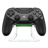 Manette sans fil Elite GameSir T3 Pro Nine-Tailed Fox avec base de charge RGB transparente, batterie 1200 mAh pour PC
