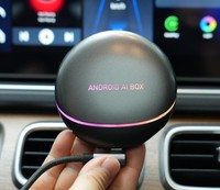 Caja Multimedia Inalámbrica Android Auto con Sistema Android 12, 8G+128GB, Carplay Portátil, Netflix, YouTube, 1 Año de Garantía, Snapdragon