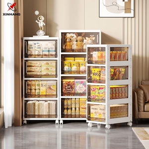 Xinhang Chất lượng cao di chuyển tủ kệ chống bụi ngăn kéo lưu trữ giỏ hàng nhiều lớp Bánh Snack hộp lưu trữ - Product Image 3