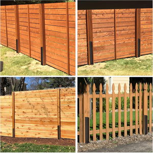 33X4X6 po extérieur en acier <span class=keywords><strong>bois</strong></span> clôture <span class=keywords><strong>poteau</strong></span> ancre Base clôture <span class=keywords><strong>poteau</strong></span> support support support garde-corps boîte aux lettres pont - Product Image 2