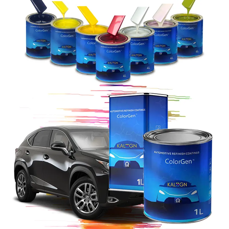 High Gloss Car Paint Manufactures Excellent Tinting Basecoat Spray Paint For Automotive Refinish