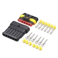 Connecteur Électrique Étanche 6 Broches pour Automobile, Super Scellé, Prise Femelle, Xénon HID, Personnalisé PC 12V 2A