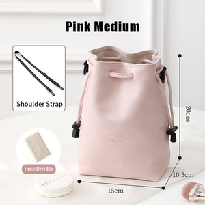 Hot bán dây kéo da chống sốc máy ảnh lưu trữ túi không thấm nước kỹ thuật số bánh máy ảnh Túi - Product Image 5