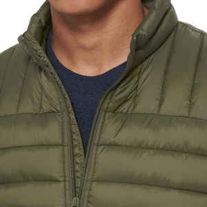 Custom Men's Lightweight Warm Winter Streetwear Coat Quilted Lined Water-Resistant Full Puffer Padded Down <b>Jacket</b> Hoodies <b>Jacket</b> - Product Image 4
