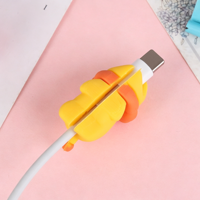 Protector de Cable con Diseño de Animalito de Dibujos Animados, Cubierta Anti-Rotura Universal para Cables de Carga, Adorable Tapa Protectora para Cable de Datos con Forma de Animal