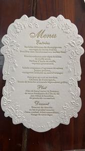 Tarjeta de Invitación de Boda Vanilla Printing Felicity Alexander, Papel Recubierto, Logotipo Personalizado, Estampado en Caliente, Serigrafía, Formal - Product Image 3