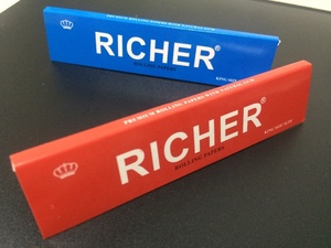 Papiers à rouler Richer King Size Slim bleus – Accessoire de fumeur de type basique - Product Image 6