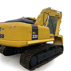 Mini-excavatrice d'occasion Komatsu PC220 avec moteur et pompe Cummins, 22 tonnes, garantie 1 an - Product Image 1