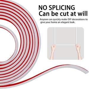 Para pared <span class=keywords><strong>ventana</strong></span> espejo gabinete marco autoadhesivo pared y azulejo formando decorativo Flexible Panel <span class=keywords><strong>de</strong></span> pared tira decorativa - Product Image 4