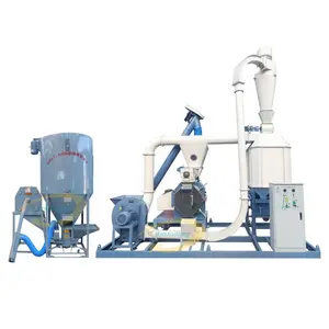 Máquina de processamento de alimentação de aves, linha de produção pequena de alimentação de aves, 500-1500 kg/h, 9kj-260 220v/380v, máquina de pellet de alimentação de animais para venda