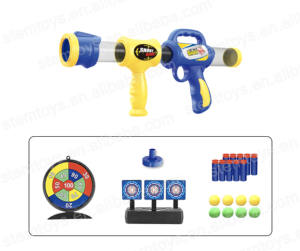 2合1户外运动游戏泡沫子弹射击枪带目标儿童教育竞技玩具塑料制成 - Product Image 5