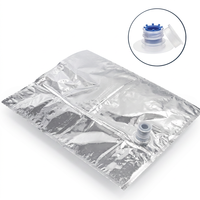 Sachet de sirop post-mix en boîte avec valve, haute barrière, pour emballage de boissons gazeuses et systèmes de fontaines à soda