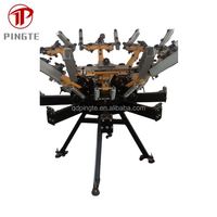 Prix d'usine Petite presse à sérigraphie ronde manuelle carrousel