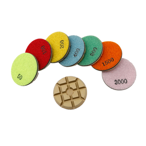 Kundenspezifische OEM-Unterstützung: 80mm 3-Zoll Diamant-Harz-Polierpads Schleifscheiben für Beton, Marmor, Stein und Granit – für einen wunderschönen Glanz - Product Image 4