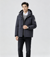 Veste de terrain marine, parka imperméable à capuche avec poches à rabat, fermeture à pression, manteau de travail utilitaire pour hommes et femmes
