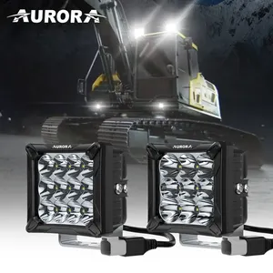 Super Bright Square LED Work Light 4inch 120W Led Light for Off road Truck Tractor Boat Trailer 4x4 Small Work Light