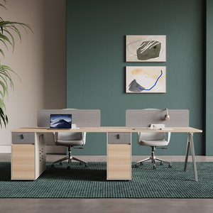Современная рабочая станция Офисная мебель Современный дизайн Офисный стол ПК Мебель офисный стол и стул набор - Product Image 3
