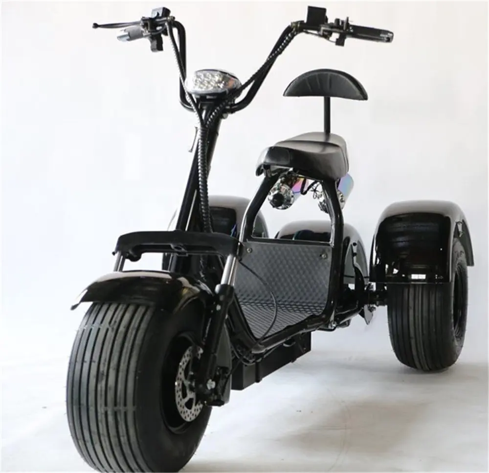 Scooter elettrico per mobilità economico Romania 60V 12/20Ah 1000-2000W con carrello da Golf a batteria rimovibile di alta qualità pieghevole