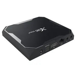 2024 منتجات جديدة Amlogic S905X3 + X96MAX 2GB + 16GB 4 + 32GB / 64GB 8k HD TV Box Android 8K جهاز عرض للأفلام والشبكات