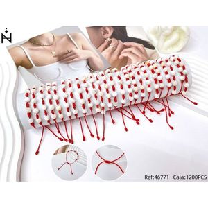 Seven Star Festival Stone <b>Bracelet</b> PULSERA-TUBO 1200PCS Red White Beads Jewelry <b>Set</b> Fashion <b>Bracelets</b> for Women - Product Image 1