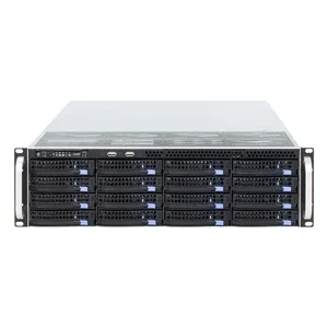 คุณภาพสูง Rackmount Server Chassis 3U 16bay Storage Server กรณี