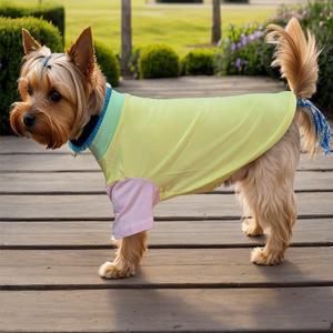 เสื้อยืดสำหรับสุนัขแมวเสื้อผ้าสัตว์เลี้ยงเสื้อสุนัขแมวขนาดใหญ่ขนาดเล็กหรูหราสำหรับฤดูร้อนโลโก้ออกแบบได้ตามต้องการ - Product Image 2