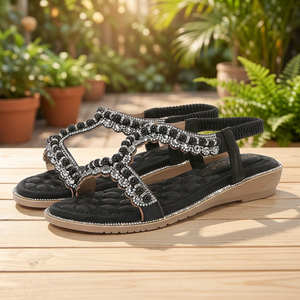 Fashionable Women's Summer Outdoor Indoor Slippers Breathable Rubber Outsole Sporty Platform Wedge <b>Sandals</b> Comfortable Casual - Product Image 3
