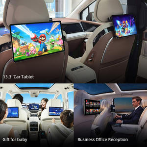 Moniteur d'appuie-tête universel pour voiture, écran tactile Android 14, 4G HD, <span class=keywords><strong>lecteur</strong></span> multimédia de divertissement pour sièges arrière, WiFi, Bluetooth, USB - Product Image 3