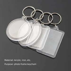 Pd176 in ảnh Keyring Vòng Acrylic <span class=keywords><strong>Keychain</strong></span> với rõ ràng trống trong suốt khung cho Tùy chỉnh hình ảnh hiển thị - Product Image 6