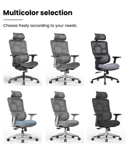 Fournisseur OEM/ODM chaise de bureau ergonomique de luxe <span class=keywords><strong>base</strong></span> de chaise pivotante pour fauteuil de direction inclinable chaise ergonomique en maille de bureau à dossier haut - Product Image 4