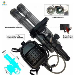 Gatling pistola ad acqua elettrica ad alta pressione automatica ricaricabile a lungo raggio acqua all'aperto Blaster giocattolo per bambini adulti estate giocattoli - Product Image 4