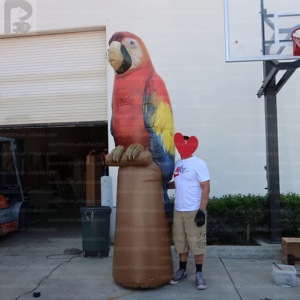 Llamativo Modelo Inflable Gigante <span class=keywords><strong>de</strong></span> <span class=keywords><strong>Loro</strong></span> Macaw con Logotipo Personalizado, Mascota <span class=keywords><strong>de</strong></span> Aves Tropicales, Inflable Publicitario para Fiestas Temáticas <span class=keywords><strong>de</strong></span> la Selva - Product Image 1