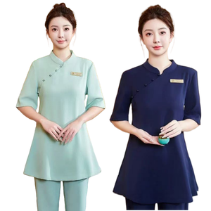 Nuevos uniformes de belleza Salón de spa coreano Esteticista Ropa Masaje de uñas Terapeuta Uniforme Ropa de masaje de alta calidad - Product Image 1
