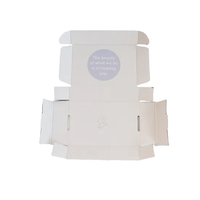 Boîte en carton ondulé de petite taille personnalisée à impression simple face Boîte cadeau d'expédition de vêtements Boîtes d'expédition