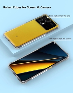 Coque de téléphone transparente en TPU Airbag pour <span class=keywords><strong>Xiaomi</strong></span> <span class=keywords><strong>Poco</strong></span> F6 C75 X6 X5 M6 F5 <span class=keywords><strong>F4</strong></span> <span class=keywords><strong>Pro</strong></span> <span class=keywords><strong>5G</strong></span> C65 C61 C55 C51 C50 C40 plus Housse en silicone antichoc - Product Image 6