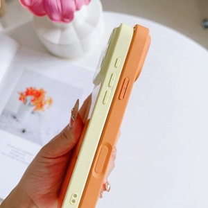 เคสโทรศัพท์มือถือแฟชั่นสีนีออนแบบกระจกสำหรับ <span class=keywords><strong>iPhone</strong></span> 17 16 15 Pro <span class=keywords><strong>Max</strong></span> ป้องกันกล้อง ปุ่ม AI  ด้านหลังแบบด้านนุ่ม - Product Image 5