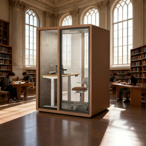 Cabine individuelle en aluminium pour réduction du bruit de 30 dB, design moderne pour les réunions de bureau, les bureaux à domicile, les appartements, les salons - Product Image 3