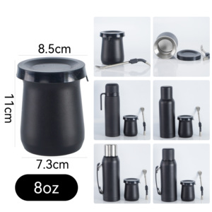 Automate Termo 1L 8oz Frasco Múltiples capacidades Aislado Yerba Companion Tea Bottle Juego de tazas de hierba <span class=keywords><strong>Argentina</strong></span> Bombilla <span class=keywords><strong>Mate</strong></span> Tea - Product Image 3