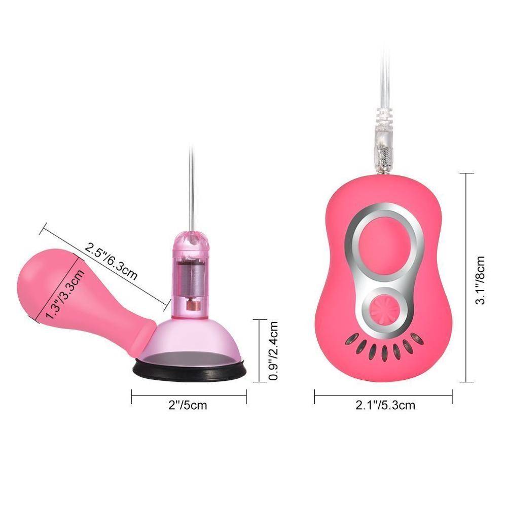 7 Frequency Vibrating Nipple Sucker - Nipple Pump Stimulator